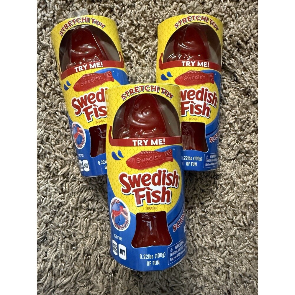 [1 PC] Swedish Fish Stretch Toy Scented Squishy Fidget - NEW, Ready To Ship
